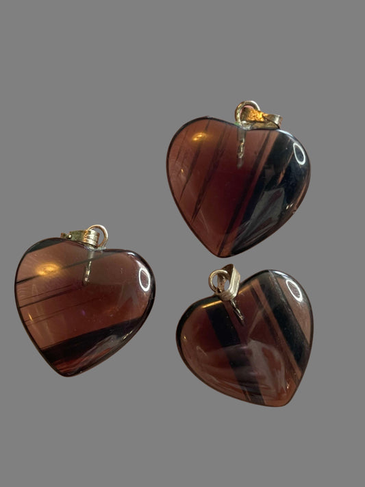 Obsidian Heart Pendant